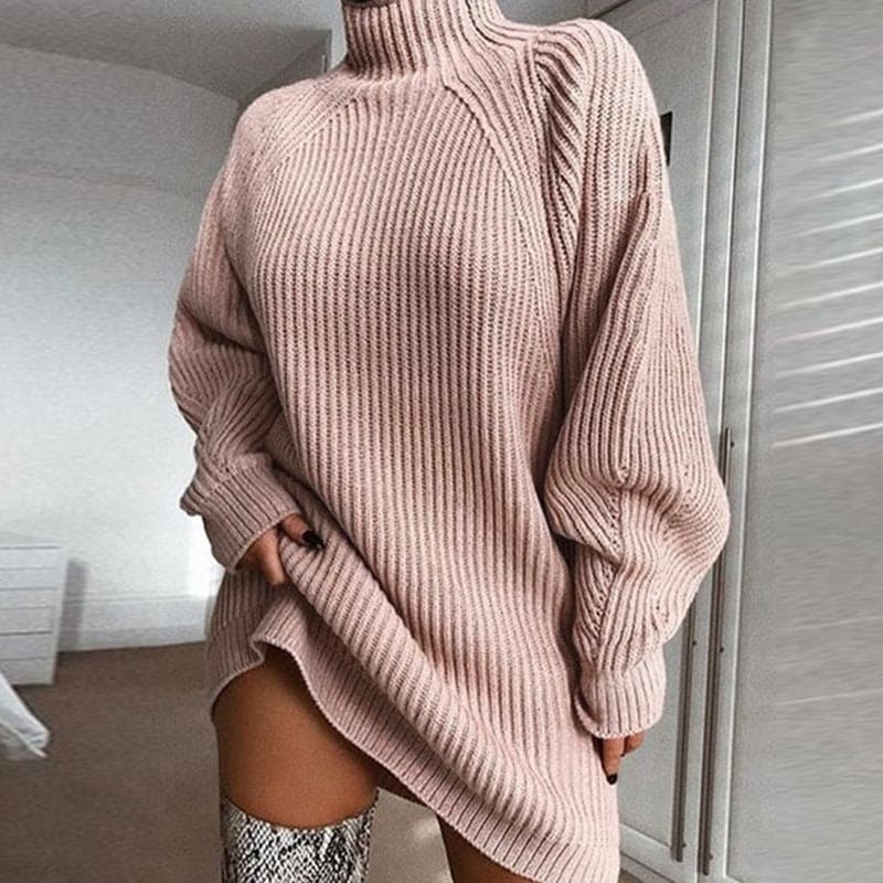 Women Sweater Dress - Nocturnal Nest