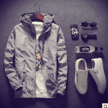 Windbreaker Jacket - Nocturnal Nest