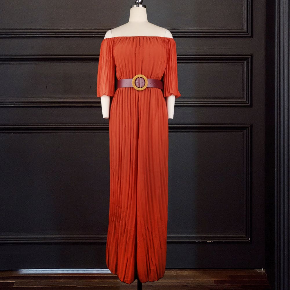 One-Shoulder Loose Jumpsuit - Nocturnal Nest