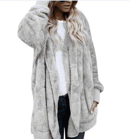 Women's Plush Warm Cotton Coat - Nocturnal Nest