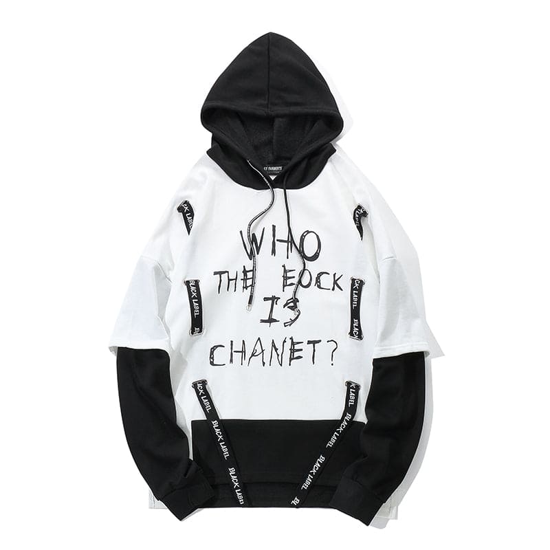 Graffiti Oversize Hoodie - Nocturnal Nest