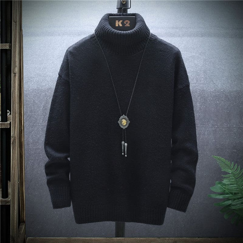 Velvet Thickened Wool Sweater - Nocturnal Nest