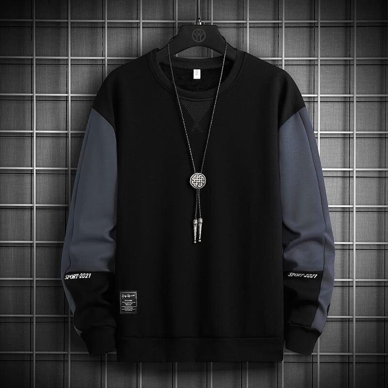 Long-sleeved bottoming T-shirt T-shirt Nocturnal nest Black M