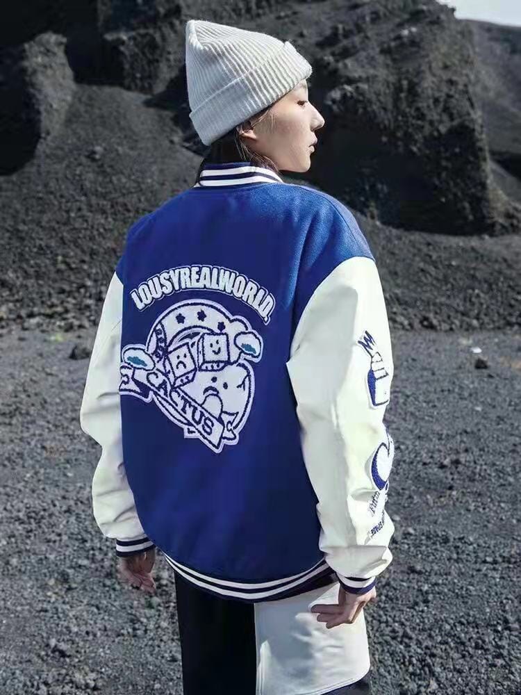 Men's Varsity jacket Jacket Nocturnal nest Blue M