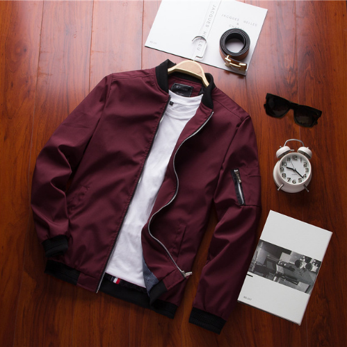 Casual men's bomber jacket - Nocturnal Nest