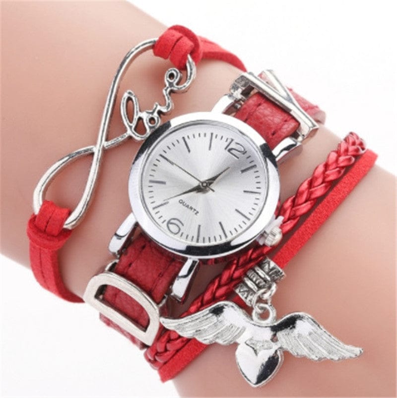 Casual Quartz Woven Belt Watch