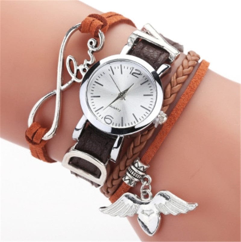 Casual Quartz Woven Belt Watch