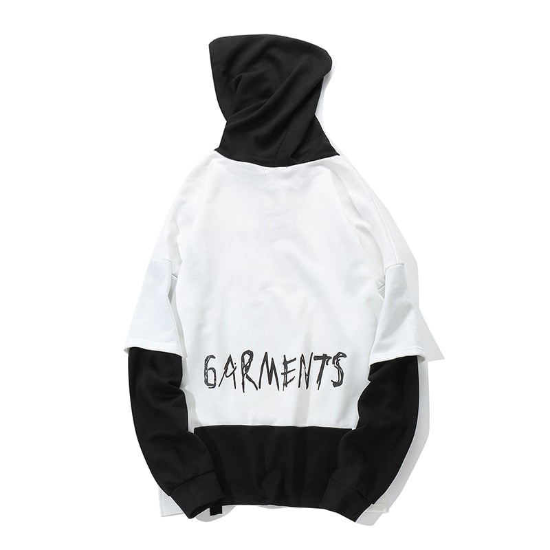 Graffiti Oversize Hoodie - Nocturnal Nest