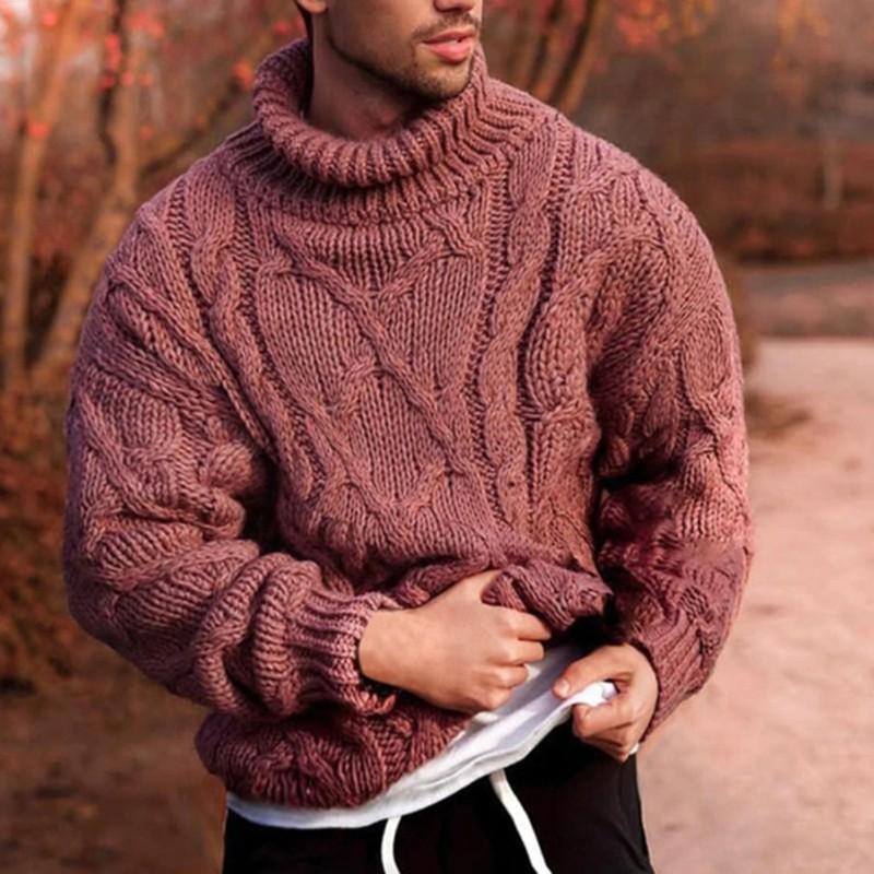 Turtleneck knitted sweater - Nocturnal Nest