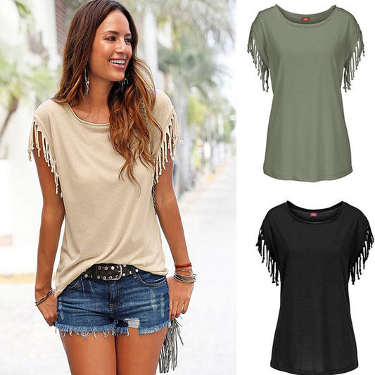 Round neck cotton Top - Nocturnal Nest