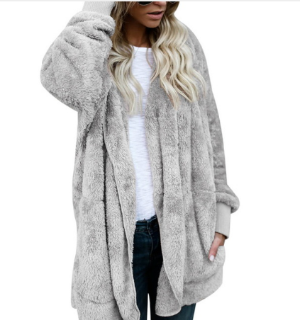 Women's Plush Warm Cotton Coat - Nocturnal Nest