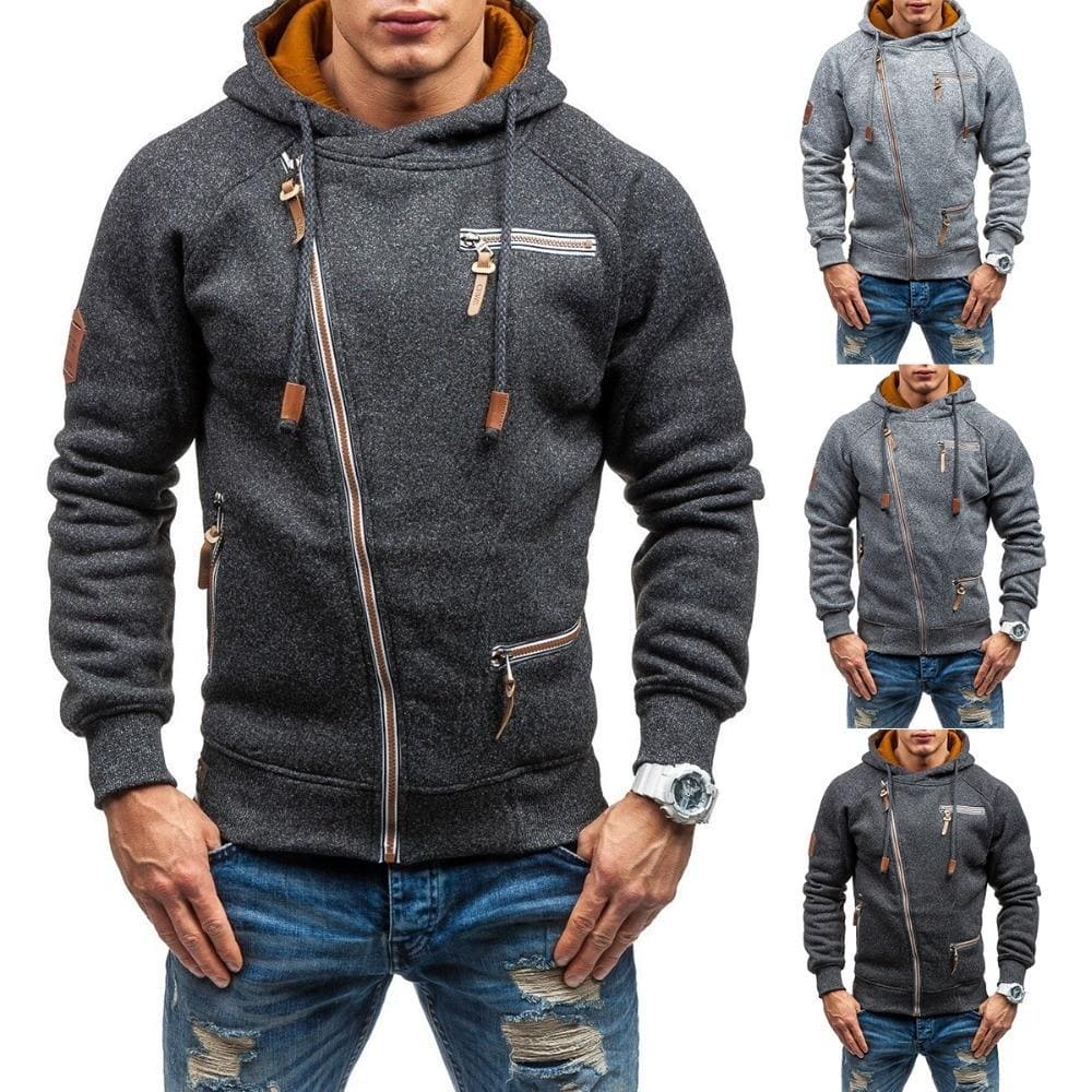 Hooded Side Zipper Sweater - Nocturnal Nest