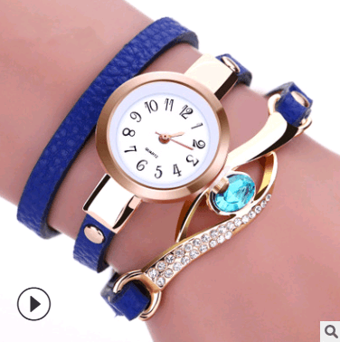 Casual women Winding Bracelet watch