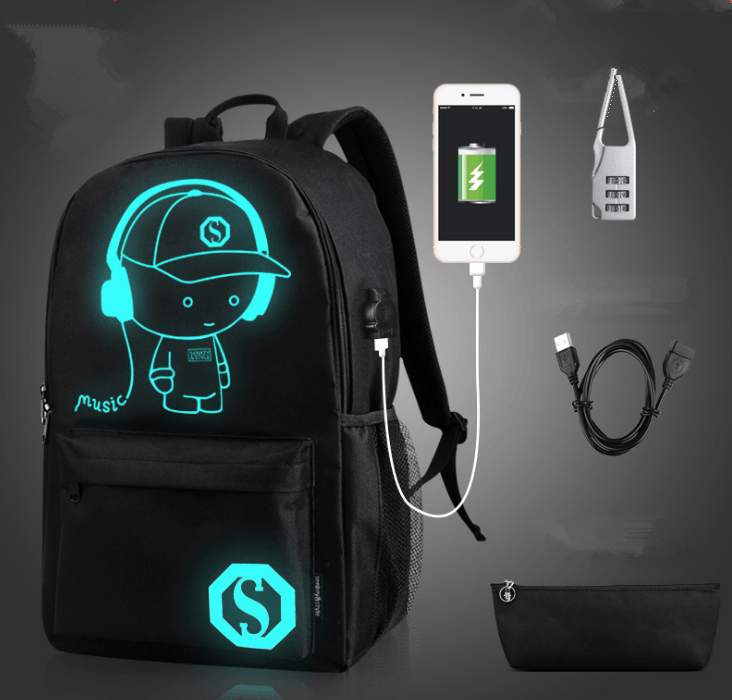 Luminous USB Charging Bag