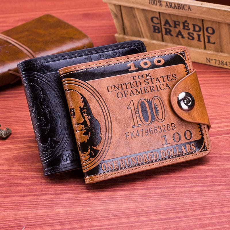 US dollar pattern Men Wallet - Nocturnal Nest