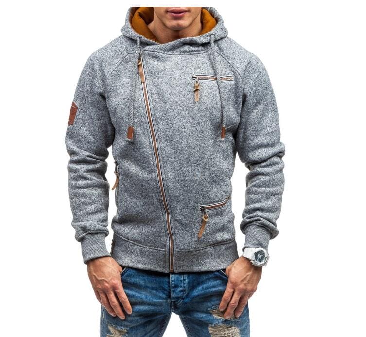 Hooded Side Zipper Sweater - Nocturnal Nest