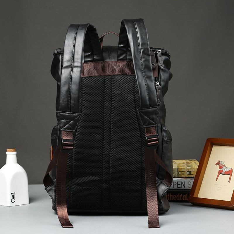 Men's Leather Backpack