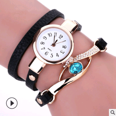 Casual women Winding Bracelet watch