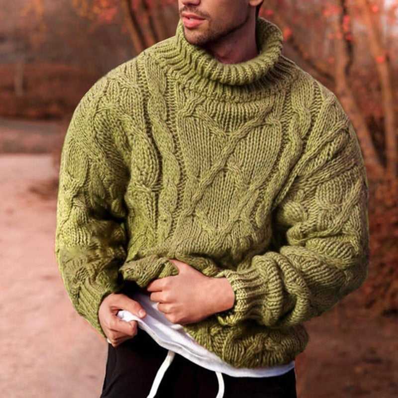 Turtleneck knitted sweater - Nocturnal Nest