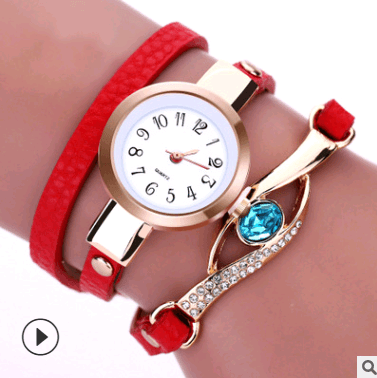 Casual women Winding Bracelet watch