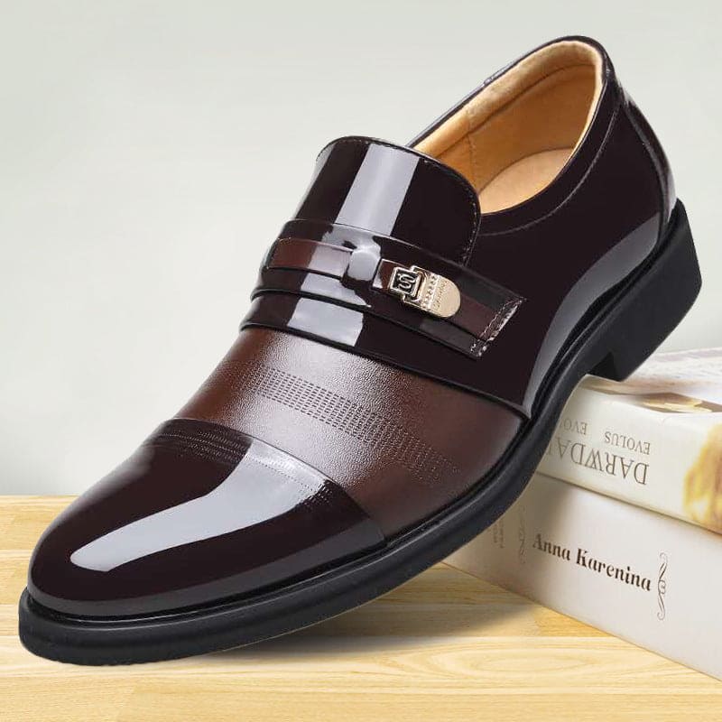 Men's formal business leather shoes - Nocturnal Nest