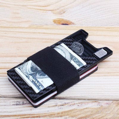 Minimalist Carbon Fiber Slim Wallet - Nocturnal Nest