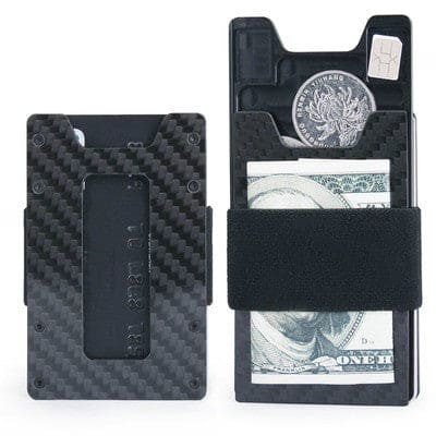 Minimalist Carbon Fiber Slim Wallet - Nocturnal Nest