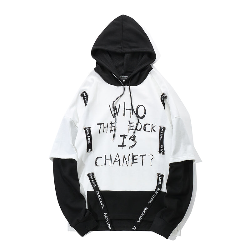 Graffiti Oversize Hoodie - Nocturnal Nest