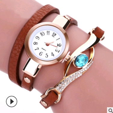 Casual women Winding Bracelet watch