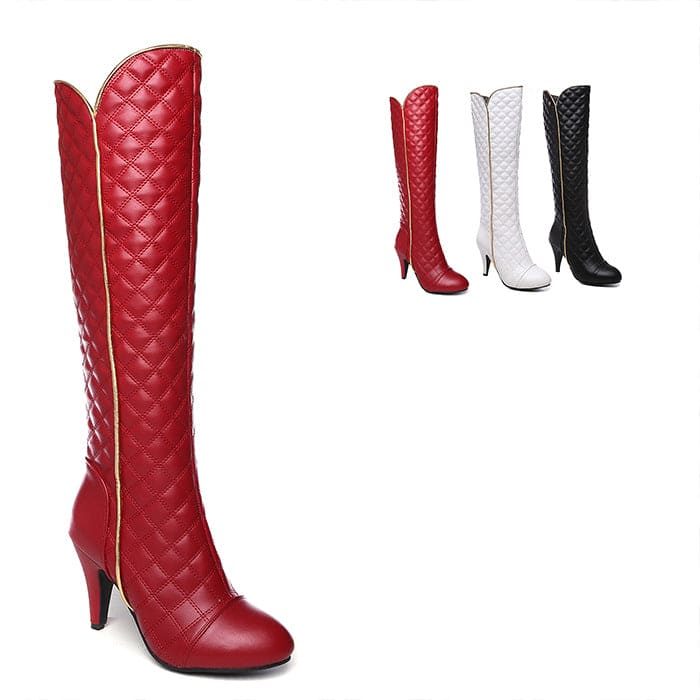 Women's High Stiletto Martin Boots - Nocturnal Nest